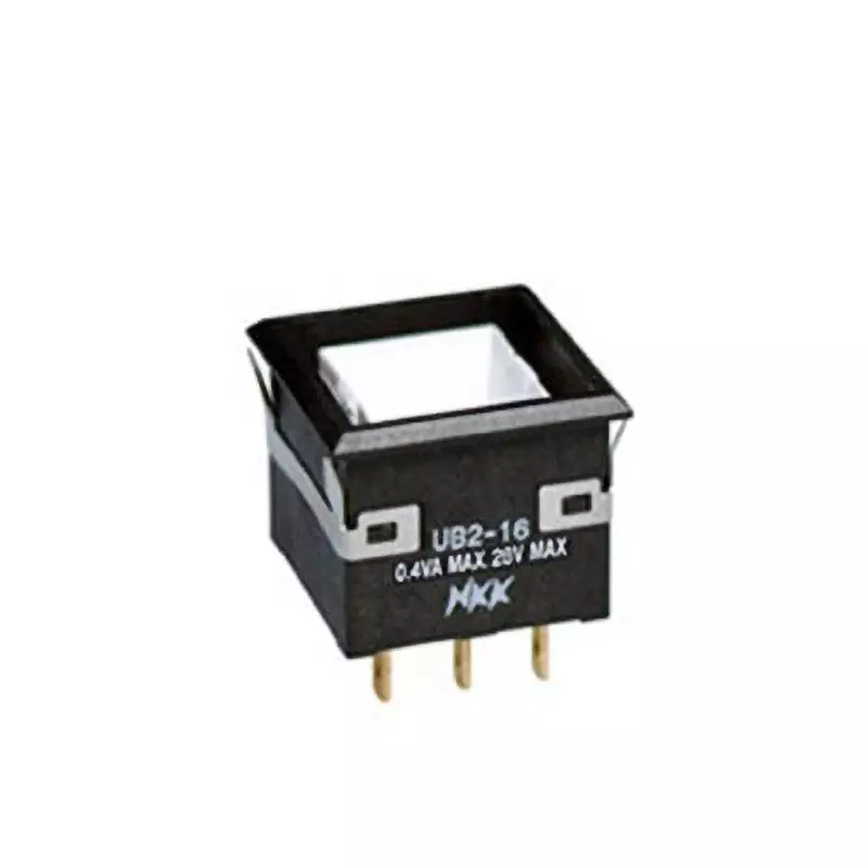 NKK SWITCHES Push Button Switch Solder Terminal Single Pole Double Throw UB2-16KKG4N