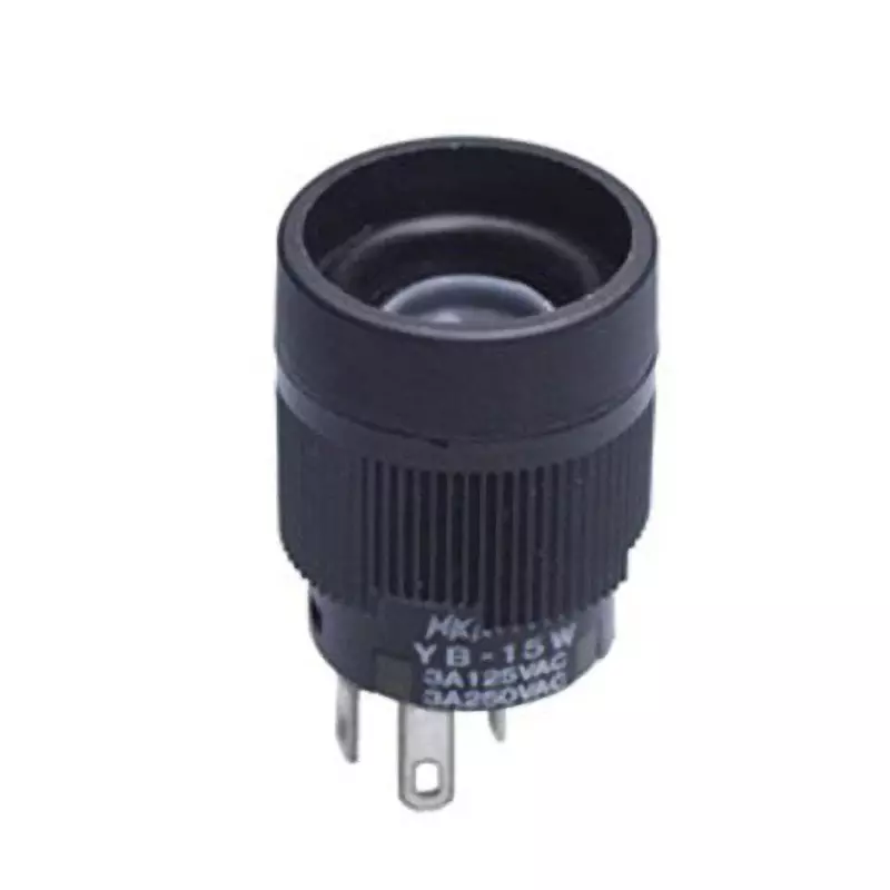 NKK SWITCHES Illuminated Push Button Switch Solder Terminal Single Pole Double Throw YB-15WCKS1