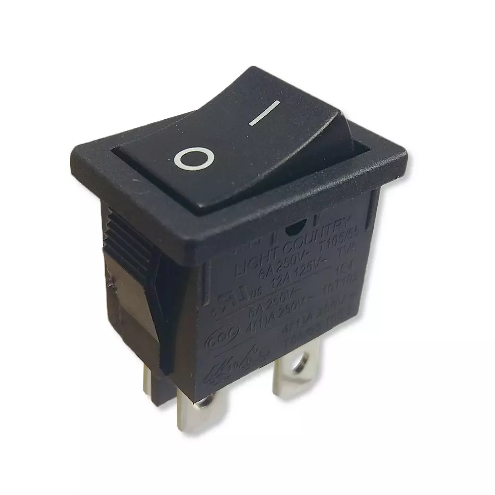 MULTICOMP PRO Rocker Switch Non Illuminated 12 Amp AC Contact Current, MP004686