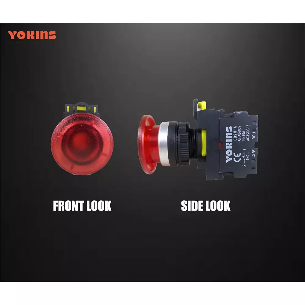 yokins-illuminated-mushroom-push-button-switch-22-mm-mounting-hole-diameter-220-v-ac-operating-voltage-with-led-indicator-red-pack-of-10-pcs