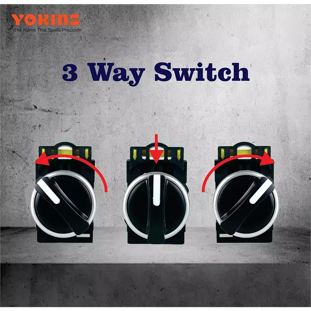 yokins-switch-maintained-push-button-3-way-position-eb2m-a-20xs-22mm-black-color-with-spring-return-with-2no-copper-silver-contacts