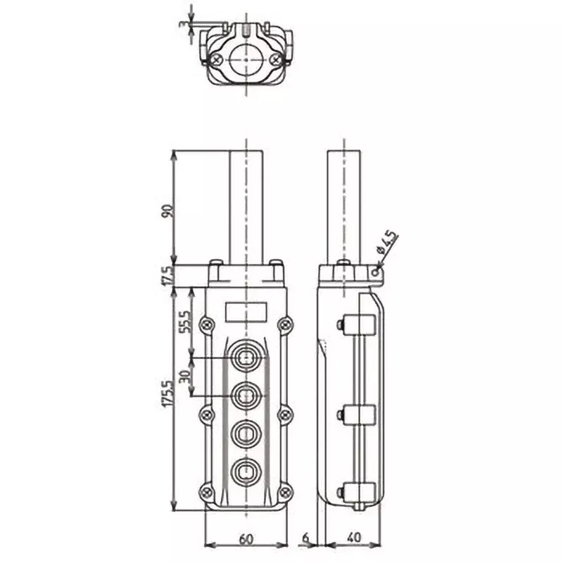 patlite-pushbutton-switch-for-hoist-for-direct-operation-cob260-series-35058931