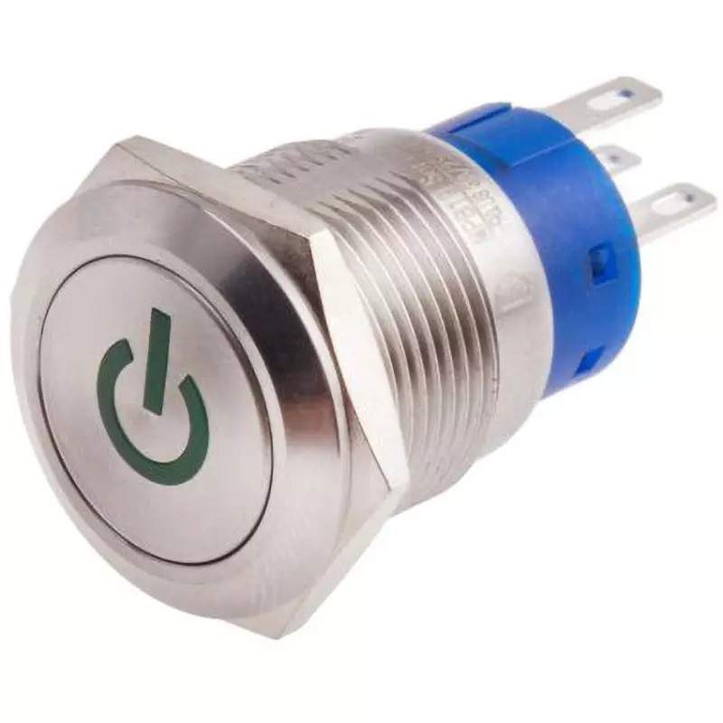 RS PRO Push Button Switch AC 250 V Rated Voltage Round Type Actuator, 111-3903