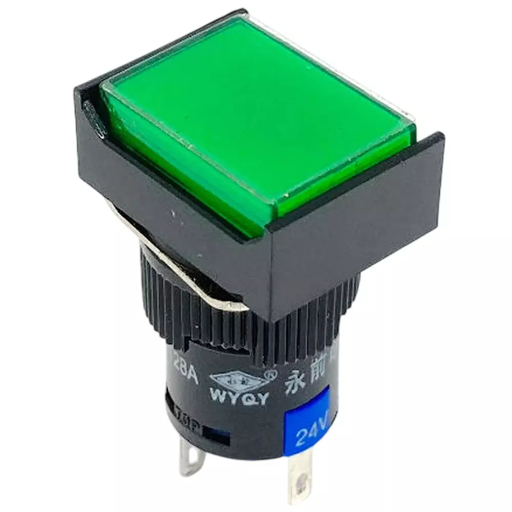 Kyoritsu Electronics Illuminated Push Switch Φ16 mm Mounting Hole Dia, LA128AJ-11DZ-24V-G