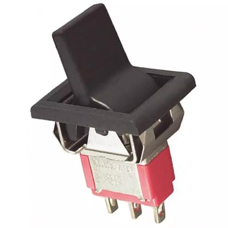 TE CONNECTIVITY Rocker Switch SPDT Contact Configuration (On)-Off-(On) Operating Patterns, A105J61ZQ0004