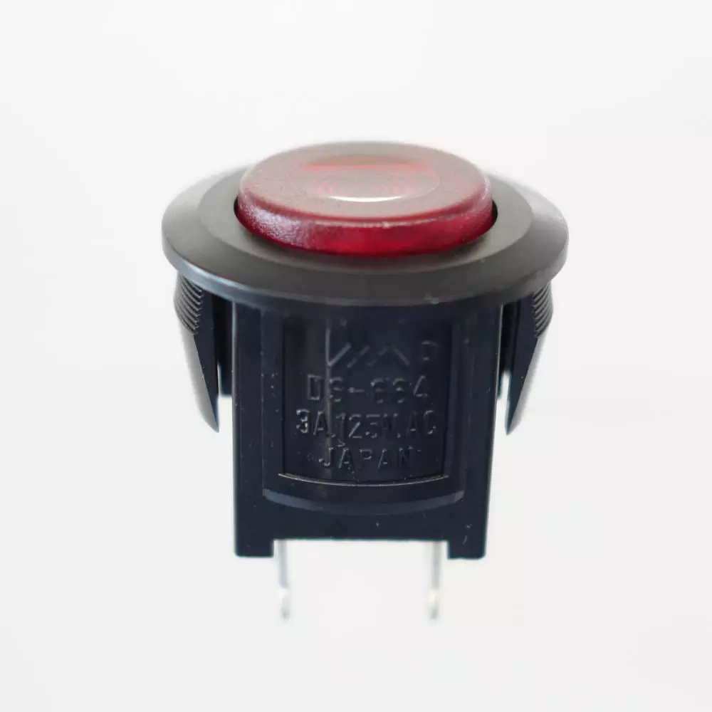 MIYAMA ELECTRIC Push Button Switch Single pole single throw AC 125 V-3 Amp, DS664KCLSK-TR