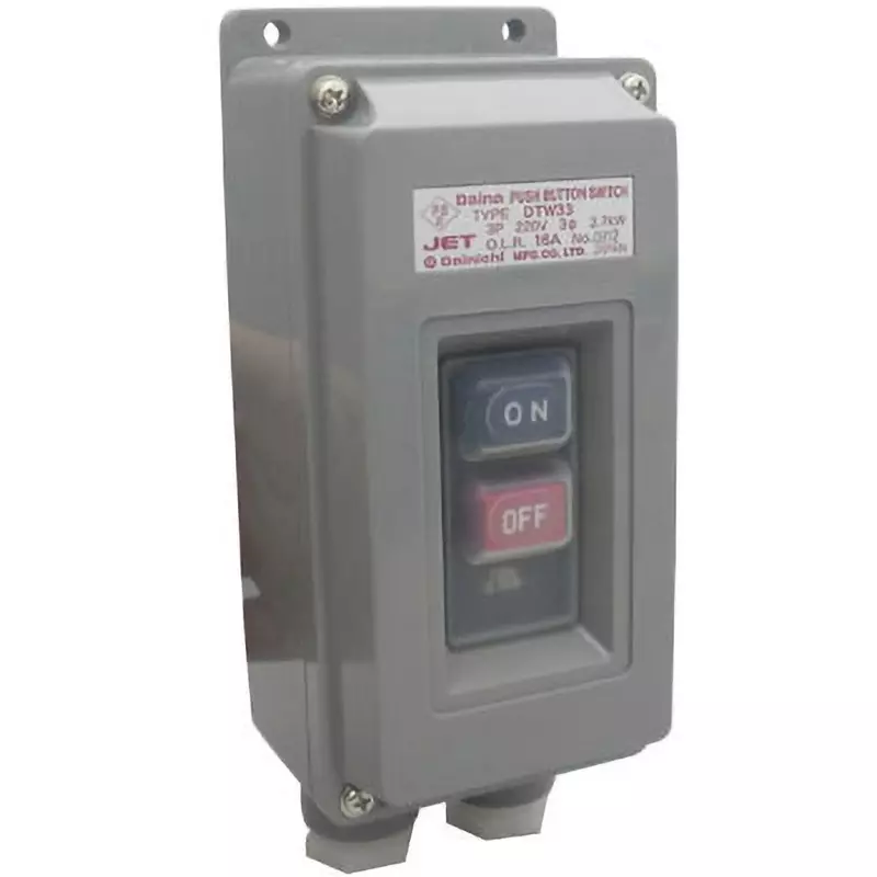 Dainichi Push Button Switch 0.2 kW 1.8 Amp Operating Current, DTW33 220V 0.2kW 1.8A