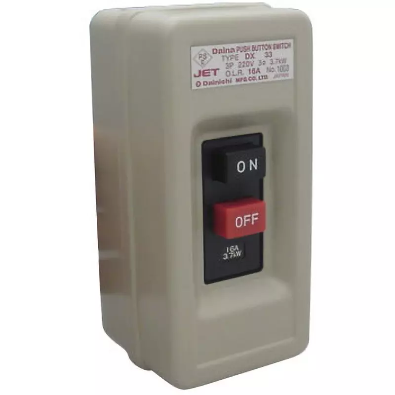 Dainichi Push Button Switch 0.75 kW 4.2 Amp Operating Current, DX33 220V 0.75kW 4.2A