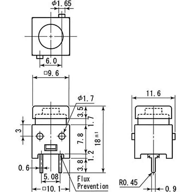 miyama-electric-non-illuminated-type-push-button-switch-20-m-or-less-max-ac-1000-v-for-1-minute-ds-660r-s-w