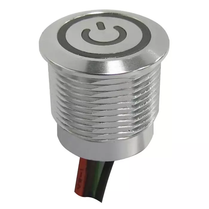 RS PRO Illuminated 5-24 V DC Capacitive Switch Latching, 1759418