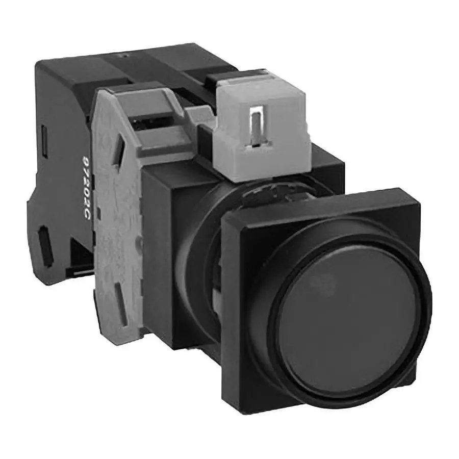 IDEC HW Series Illuminated Push Button Switch Round Φ22 mm, HW3L-A120M2PW