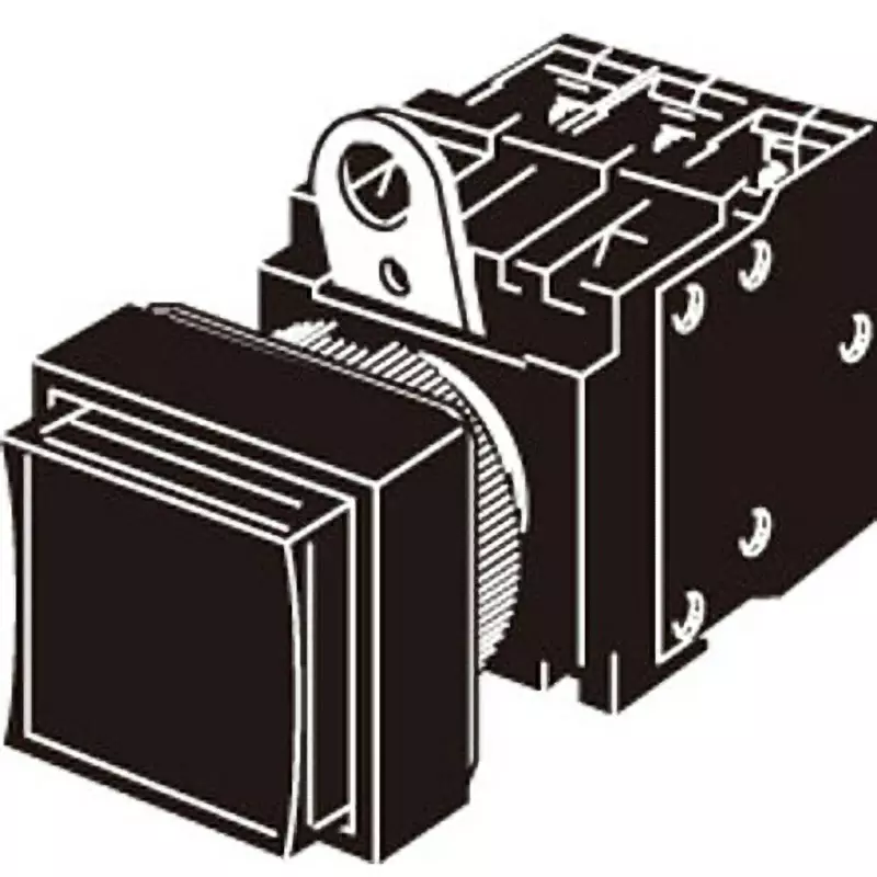 Omron Pushbutton Switch 1a Contact Configuration Φ22/25 mm without LED Illumination Decompression Unit, A22L-CA-24A-10M