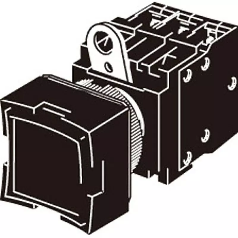 Omron Pushbutton Switch 2a Contact Configuration Φ22/25 mm without LED Illumination Decompression Unit, A22L-DY-24A-20M
