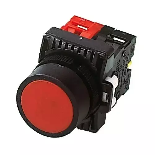 Sibass Electric Hanyoung Push Button Diameter 30 mm Without Contact Element with CE Mark, Red, SE-PB3011 (Pack of 300)
