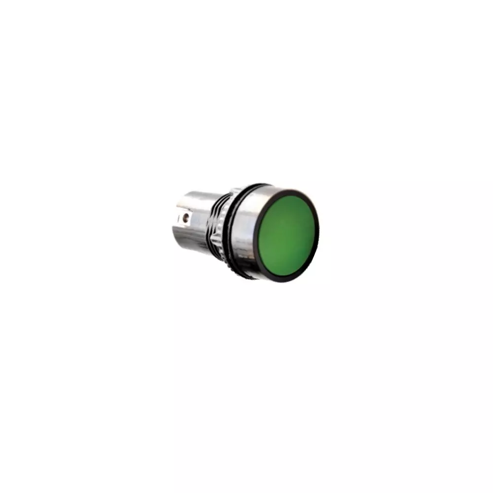 SRP Push Button 22.5 mm ABS Plastic Green, SRP PB 11 (Pack of 36)