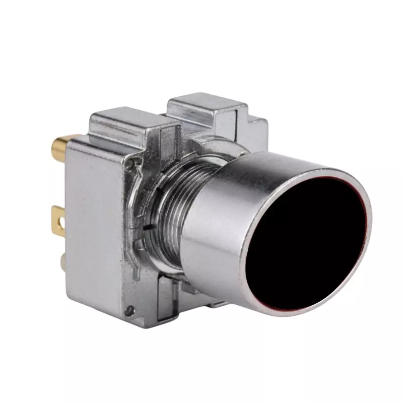 Kaycee Push Button Shround Actuator Flush Head Metal Black, KC2SAF5M