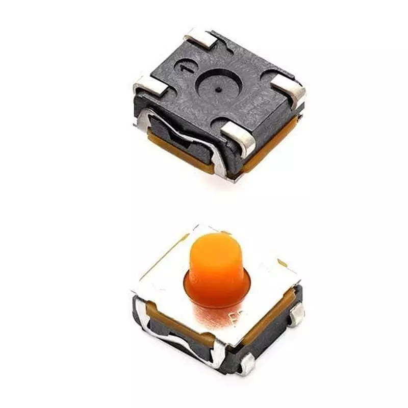 C&K COMPONENTS Tactile Switch Non-Illuminated J Form Lead Termination 50 mA Round Actuator 32 V DC, KSC441J DCT 70SH LFS