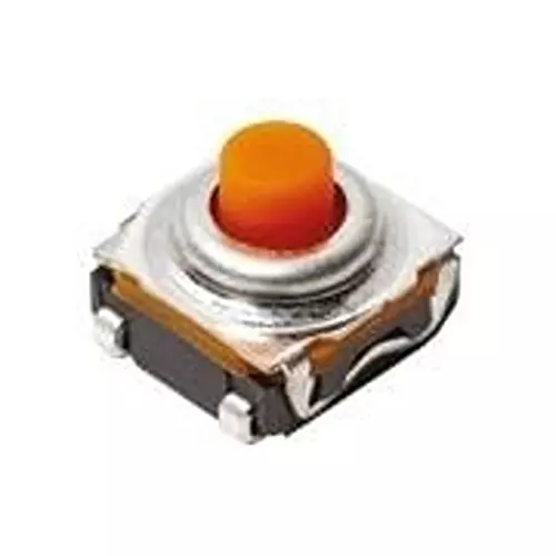C&K COMPONENTS Tactile Switch Non-Illuminated Gull Wing Lead Termination 50 mA Round Actuator 32 V DC, KSC441G 70SH LFS PF
