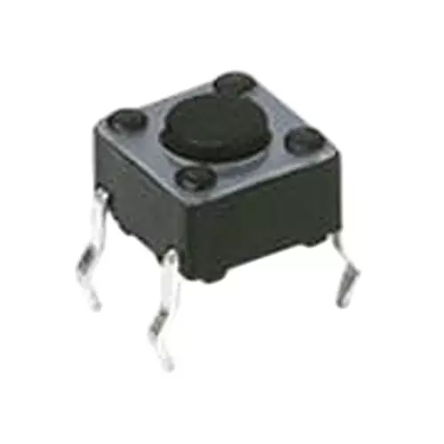 C&K COMPONENTS Tactile Switch Non-Illuminated Solder Pin Termination 50 mA Round Actuator 12 V DC, PTS645SH50-2 LFS