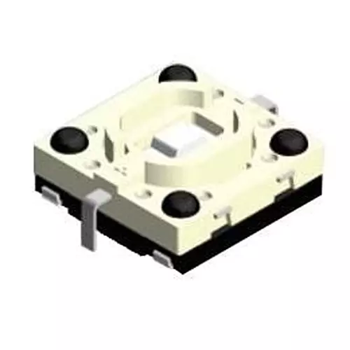 Diptronics Tactile Switch Illuminated Solder Pad Termination 50 mA Square Actuator 12 V DC, ML4-L12GQR
