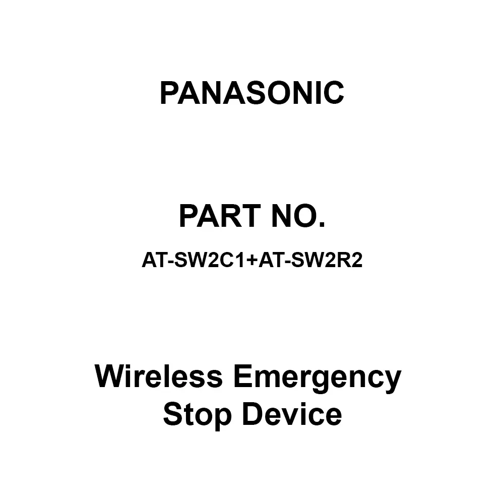 Panasonic Wireless Emergency Stop Device 920 MHz, AT-SW2C1+AT-SW2R2