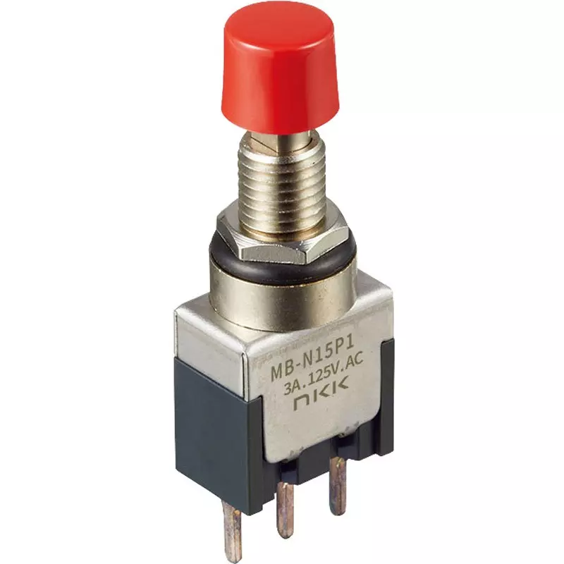 NKK SWITCHES Pushbutton Switch 4 Pole, MB-N42P4W