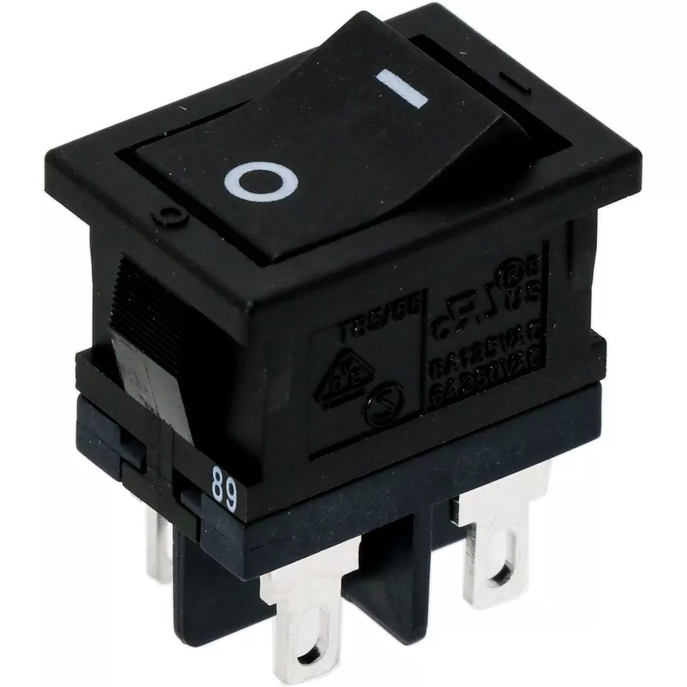 Nidek Rocker Switch AC 125/250 V Rated Voltage, SLE210K-6