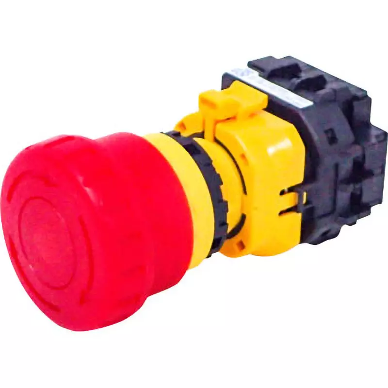 IDEC XW Series Screw Terminal Type Push Button Switch for Emergency Stop Φ22 mm, XW1E-LV412Q4MFR