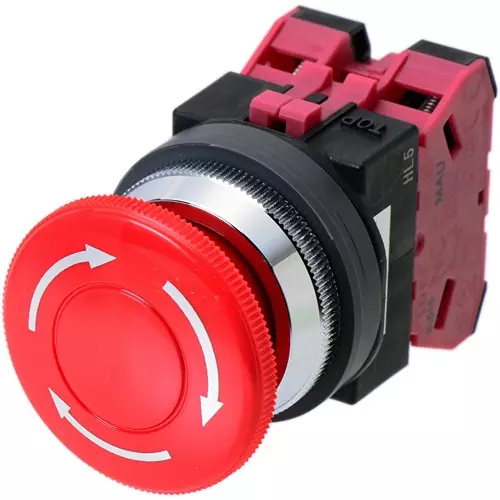 IDEC AVN Non-illuminated Push Button Switch Red, AVN302NR-MAU