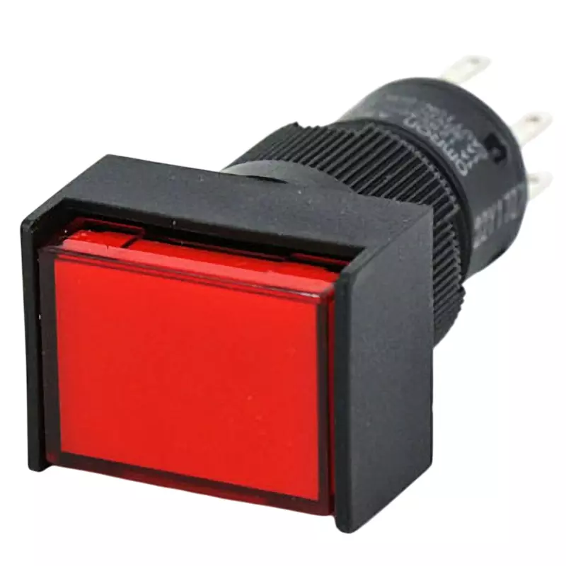 Omron Small Pushbutton Switch Φ12 mm Mounting Hole Diameter, A3CJ-90A1-12ER