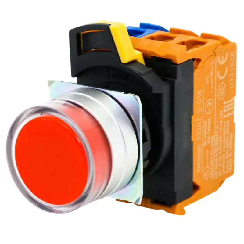 Omron Opacity Pushbutton Switch Φ22 mm Mounting Hole Diameter, A22NN-MGM-NRA-G122-NN