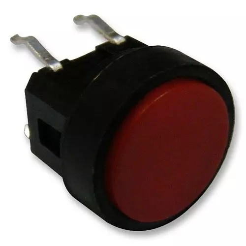 MULTICOMP PRO Tactile Switches SWITCH, PUSH BUTTON, ROUND, SPST, RED, TS0B23