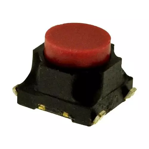 E-SWITCH TACTILE SWITCH, SPST, 0.05A, 12VDC, SMD, TL9100AF350Q.
