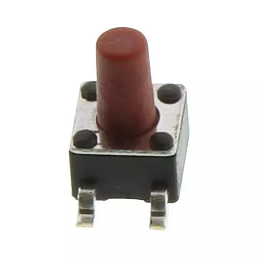 E-SWITCH TACTILE SW, SPST, 0.05A, 12VDC, SOLDER, TL3305CF260QG.
