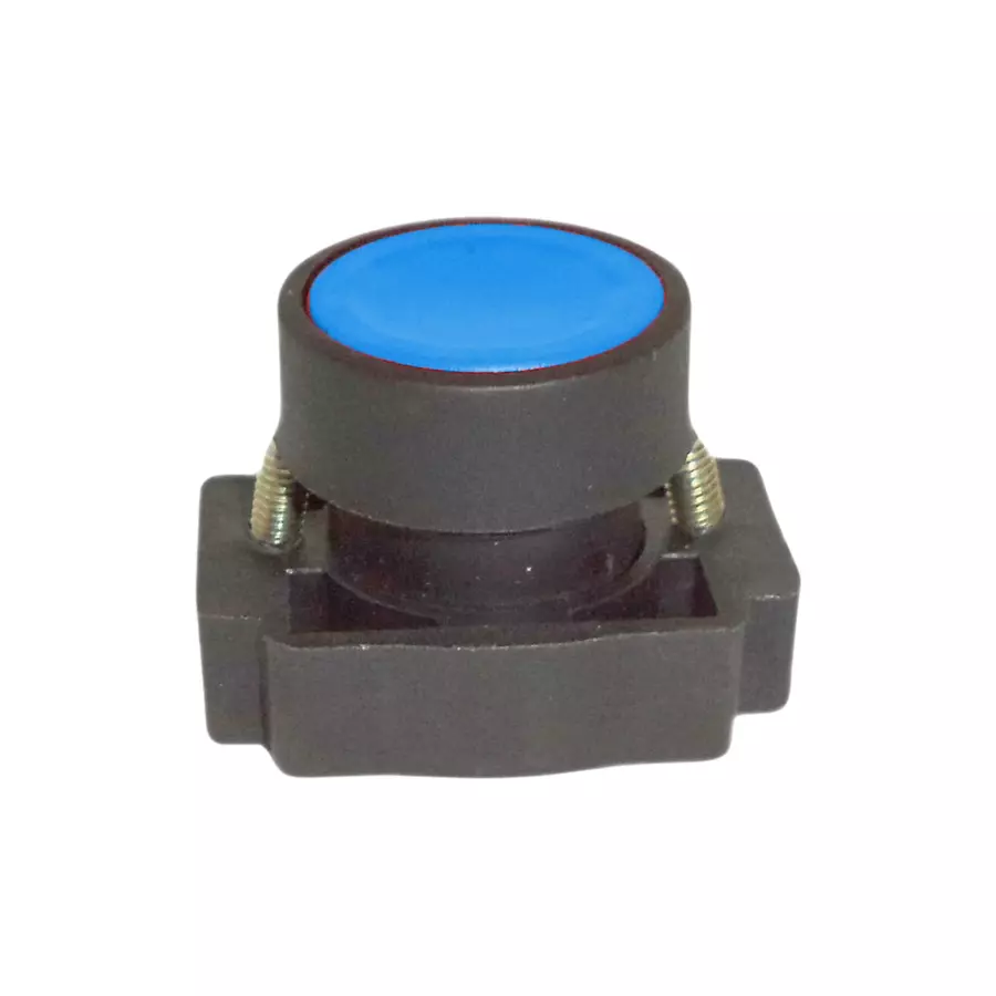 Avon Push Button Standard Shrouded Plastic Blue, PBS-5 S