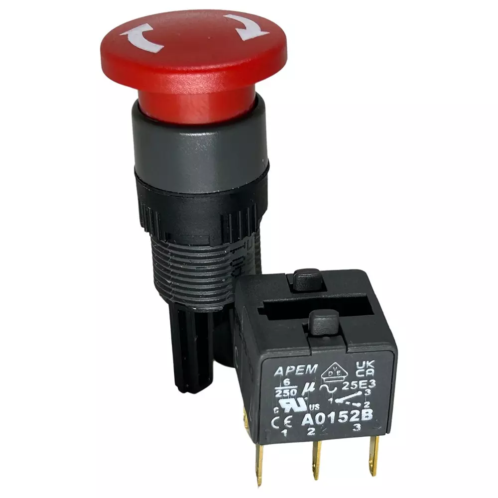 APEM Pb Switch, Dpdt, 6A, 250VAC, Qc/Solder, A01MXB+A0152B