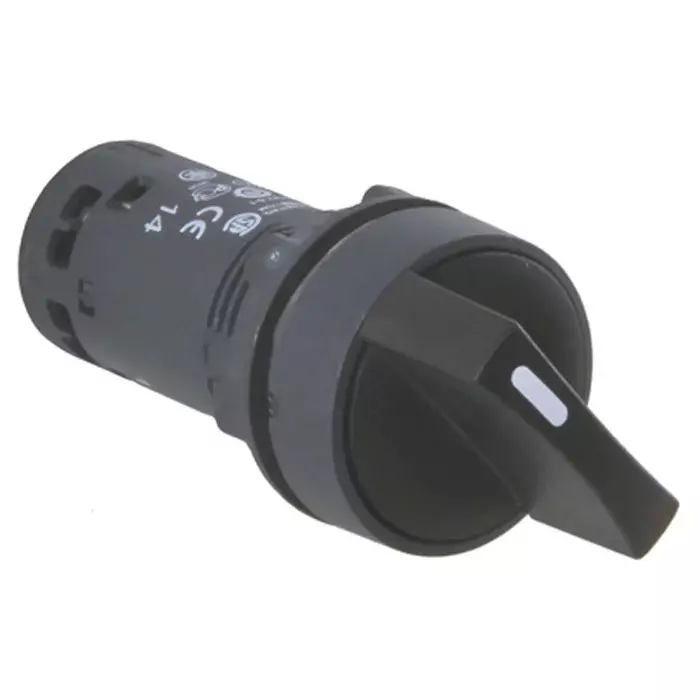 Sibass Electric Selector Push Button Barrel Type 3 Position 11 Series with 1NO+1NC Element and CE Mark, SE-11X3P (Pack of 500)