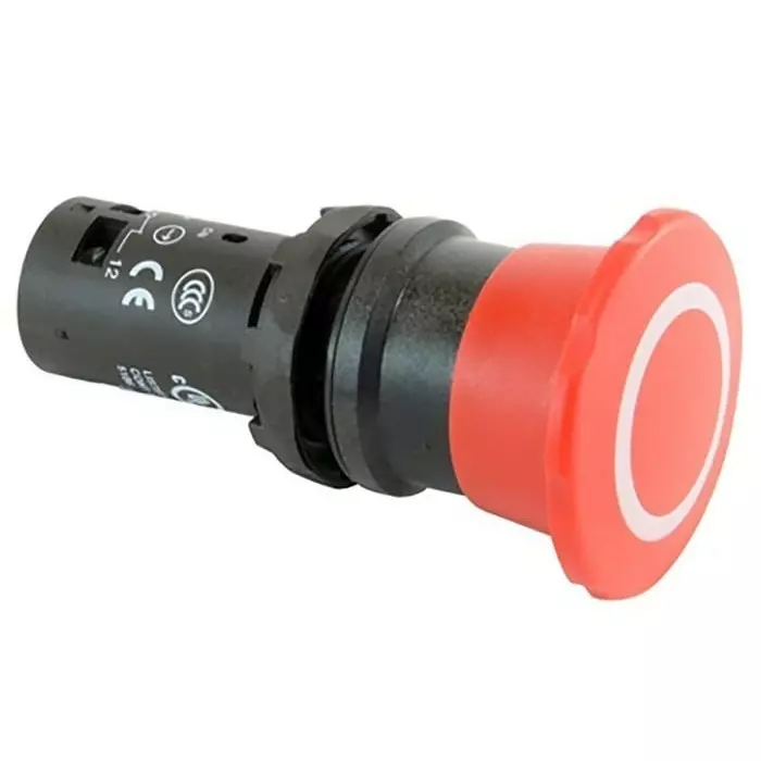 ABB 1SFA Series Pull Release Emergency Stop Push Button, Panel Mount, 22.5mm Cutout, SPDT, IP66, IP67, IP69K, 1SFA619551R1071