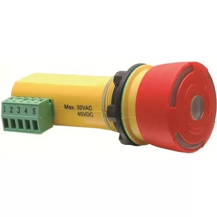 ABB Inca 1 EC Tina Series Emergency Stop Push Button, Panel Mount, 22.5mm Cutout, J3005414