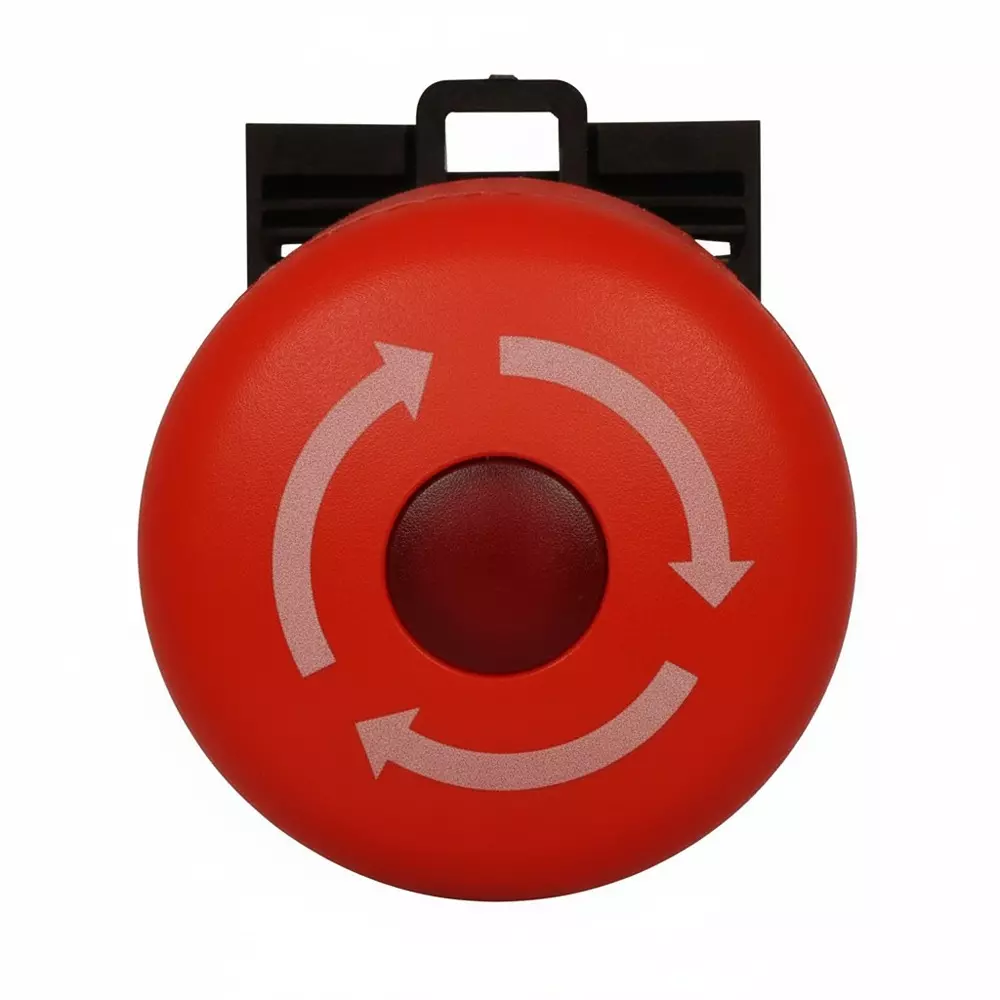 EATON Push-Pull Emergency Stop Switch Illuminated SPST Panel Mount 12 V AC to 30 V AC, M22-PVL-K01-R