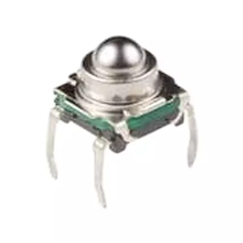 C&K COMPONENTS Tactile Switch Non-Illuminated Solder Pin Termination 50 mA Dome Actuator 32 V DC, KSJ0V23160SHLFTR