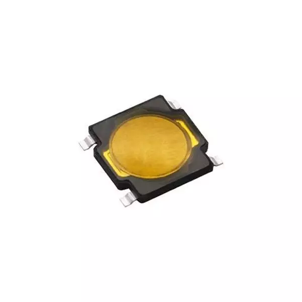 C&K COMPONENTS Tactile Switch Non-Illuminated Gull Wing Lead Termination 20 mA Round Actuator 15 V DC, RKA2SGK055SMTR LFS