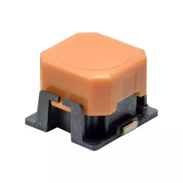 OMRON ELECTRONIC COMPONENTS Tactile Switch Non-Illuminated Solder Pad Termination 50 mA Square Actuator 16 V DC, B3AL-1006P