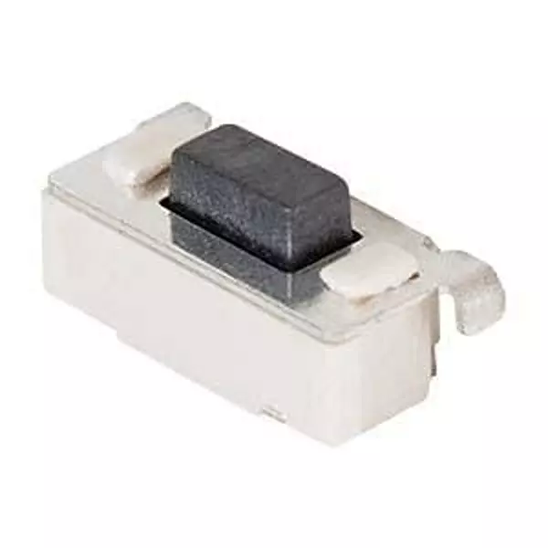 Same Sky Tactile Switch Gull Wing Lead Termination 50 mA Rectangular Actuator 1 V DC to 12 V DC, TS32-7-35-BK-260-RA-SMT-TR