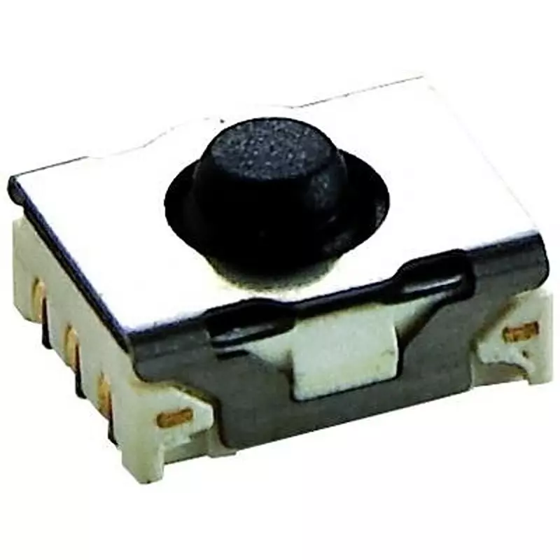 RAFI Tactile Switch Non-Illuminated Solder Pad Termination 100 mA Round Actuator 35 V DC, 1.14.002.003/0000