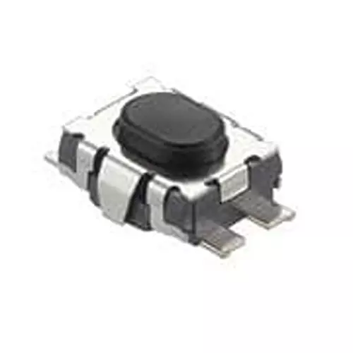 ALPS ALPINE Tactile Switch Non-Illuminated SMD/SMT Termination 25 mA Round Actuator 12 V DC, SKTHACE010