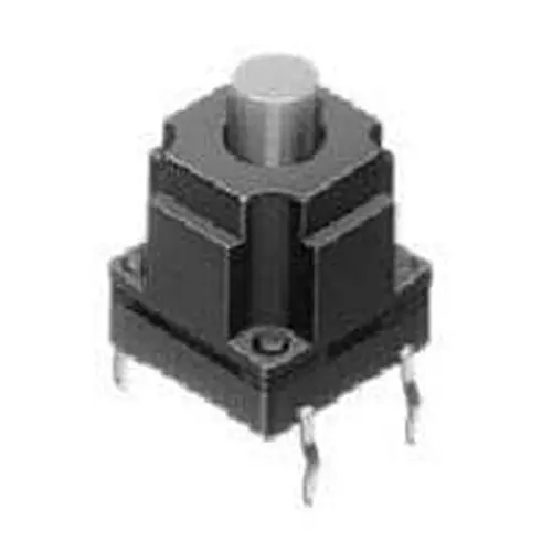 ALPS ALPINE Tactile Switch Non-Illuminated Solder Pin Termination 50 mA Round Actuator 12 V DC, SKQBAQA010