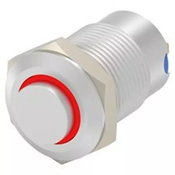 ALCOSWITCH - TE CONNECTIVITY Pb Anti Vandal Sw, Spst-No-Dm, 0.1A/24V, Av1210E312R04