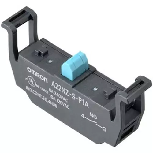 Omron Push Button Switch 1A Contact Configuration, A22NZ-S-P1A