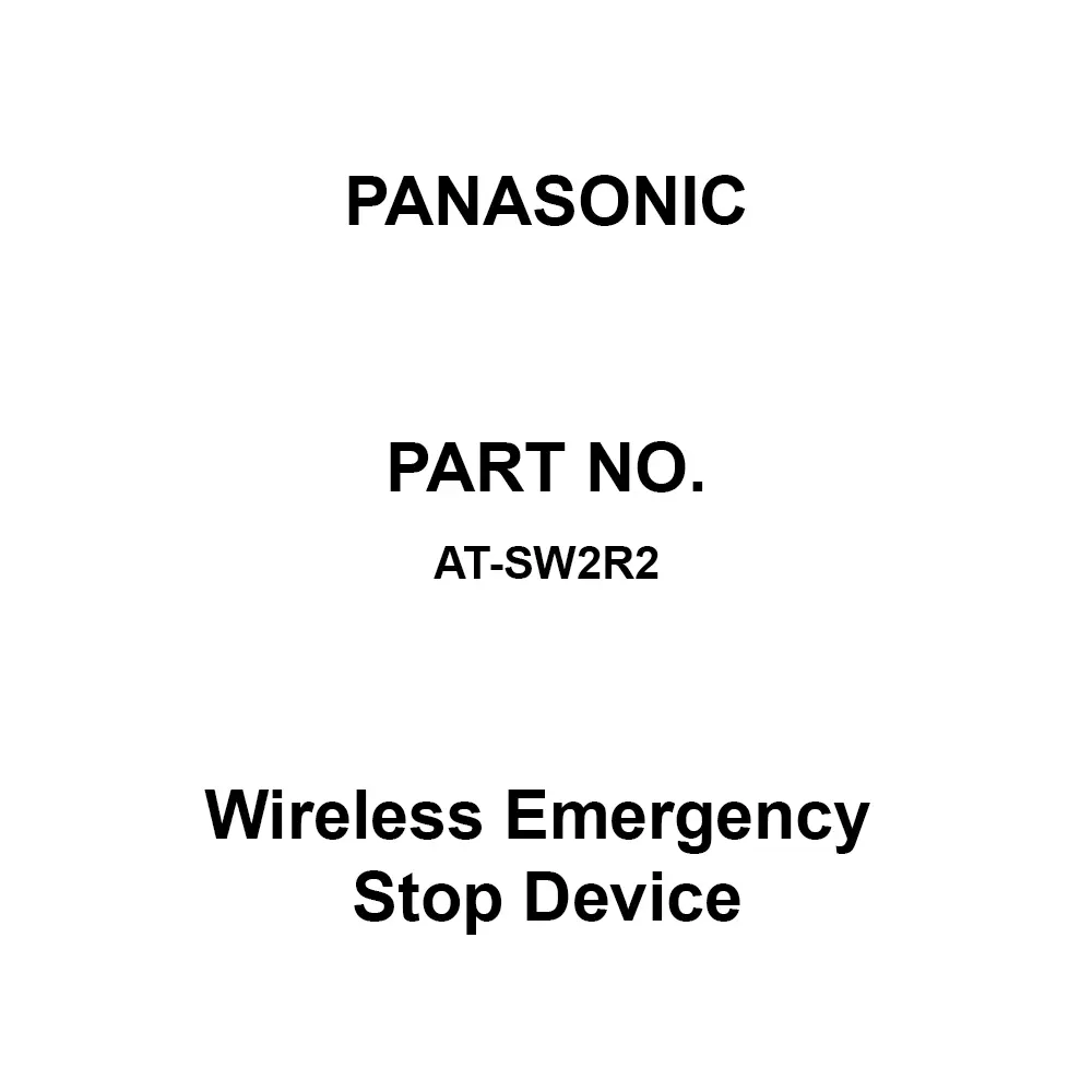 Panasonic Wireless Emergency Stop Device 920 MHz, AT-SW2R2
